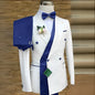 Costume de Mariage Ample Fnoexw – Style Formel, Confort Coton &amp; Braguette à Boutons