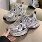 Summer new retro thick soled height increasing women's shoes casual comfortable sneakers fashionable versatile women's shoes