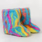 Bottes de Neige de Luxe en Fausse Fourrure EAEOVNI – Chaleur Extrême &amp; Style Hivernal Glamour