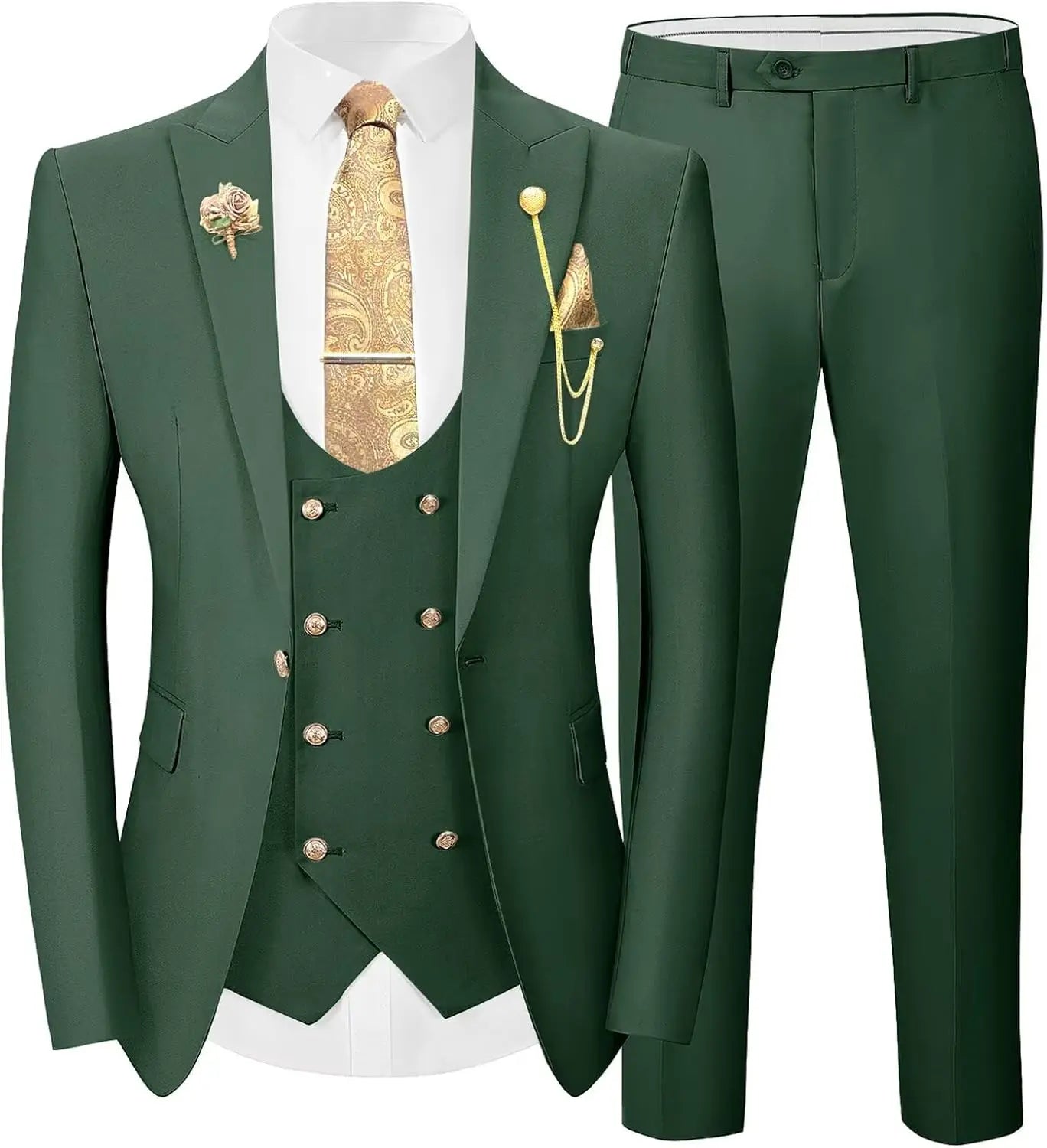 Costume de Mariage "Smart Casual" WSMDA – Simple Boutonnage, Coton &amp; Polyester Premium