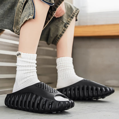 Spring Summer New Men's Massage Slippers Indoor Outdoor Sandals Beach Men Casual Shoes Comfortable Slides Male Home Slippers