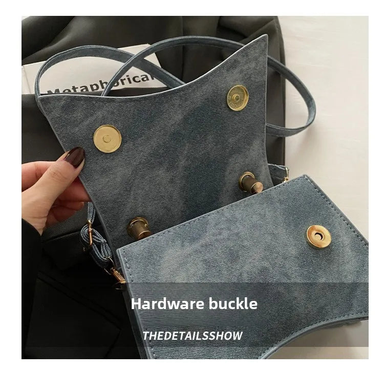 Fashionable Women's Shoulder Bag Pure Color Trendy Crossbody Bag Simple Casual Diagonal Bag Small Square Bags for Autumn bolsos
