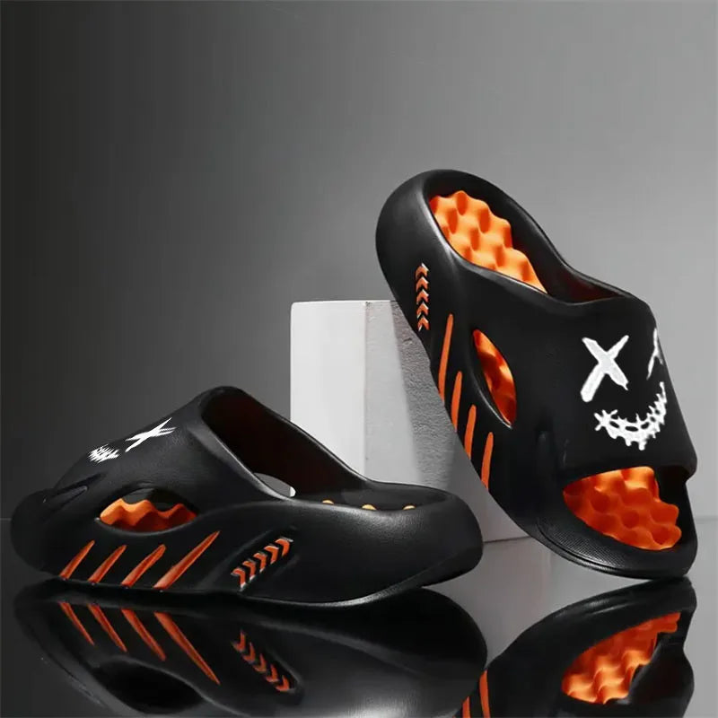 Men's Slippers EVA Non-slip Slides Fashion Home Slippers Comfortable Men's Slides Casual Sandals Outdoor Indoor Shoes Big size