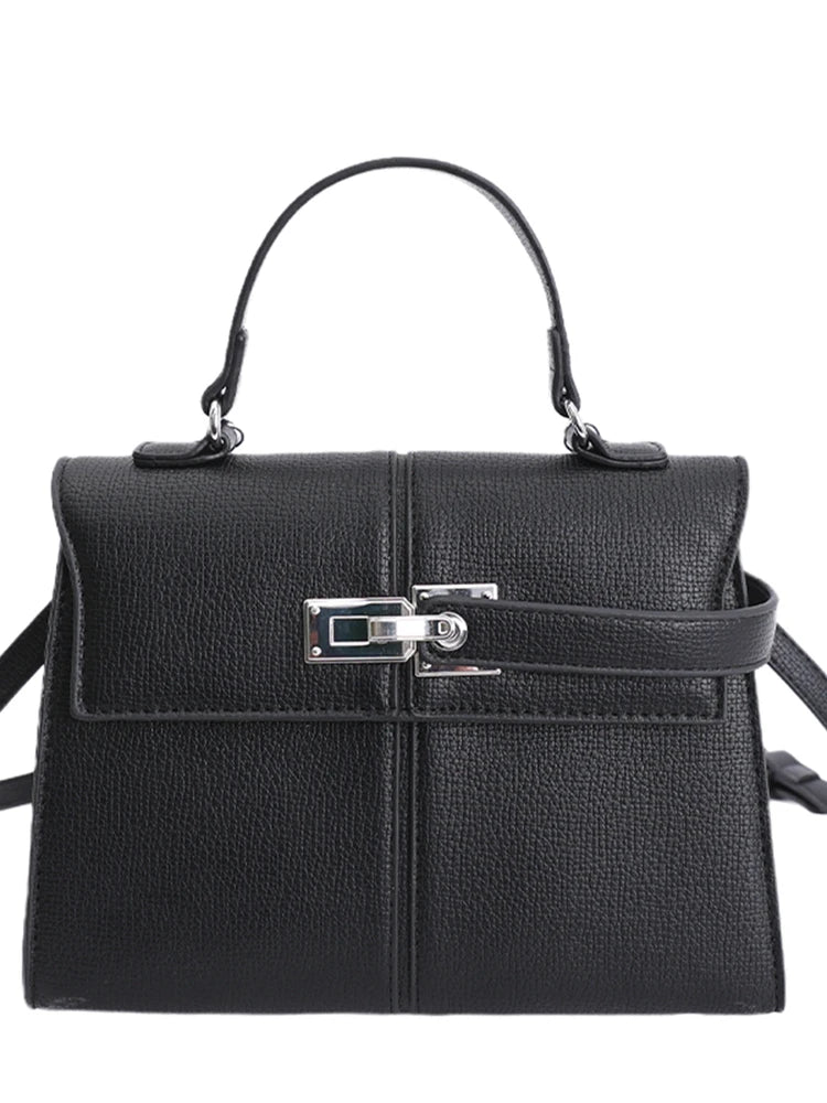 Elegant Versatile Ladies Crossbody Bag Handbag  Bag Fashionable Outgoing Small Handle Bag Commuting Style Detachable Strap