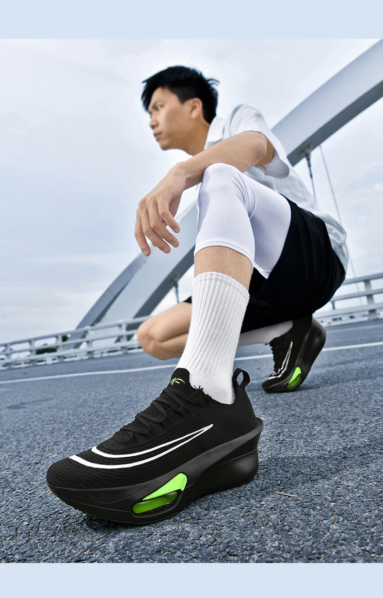 Sneakers Homme GCXCG 8877 – Style Géométrique, Légèreté &amp; Confort Premium