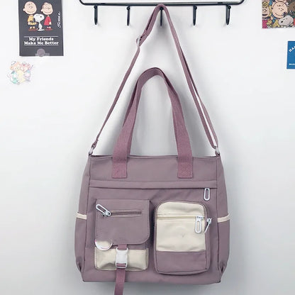 New Canvas Women Handbags Messenger Bag Youth Ladies Fashion Shoulder Tote Bag Versatile Female Crossbody Bags Pouch Pack Bolsas