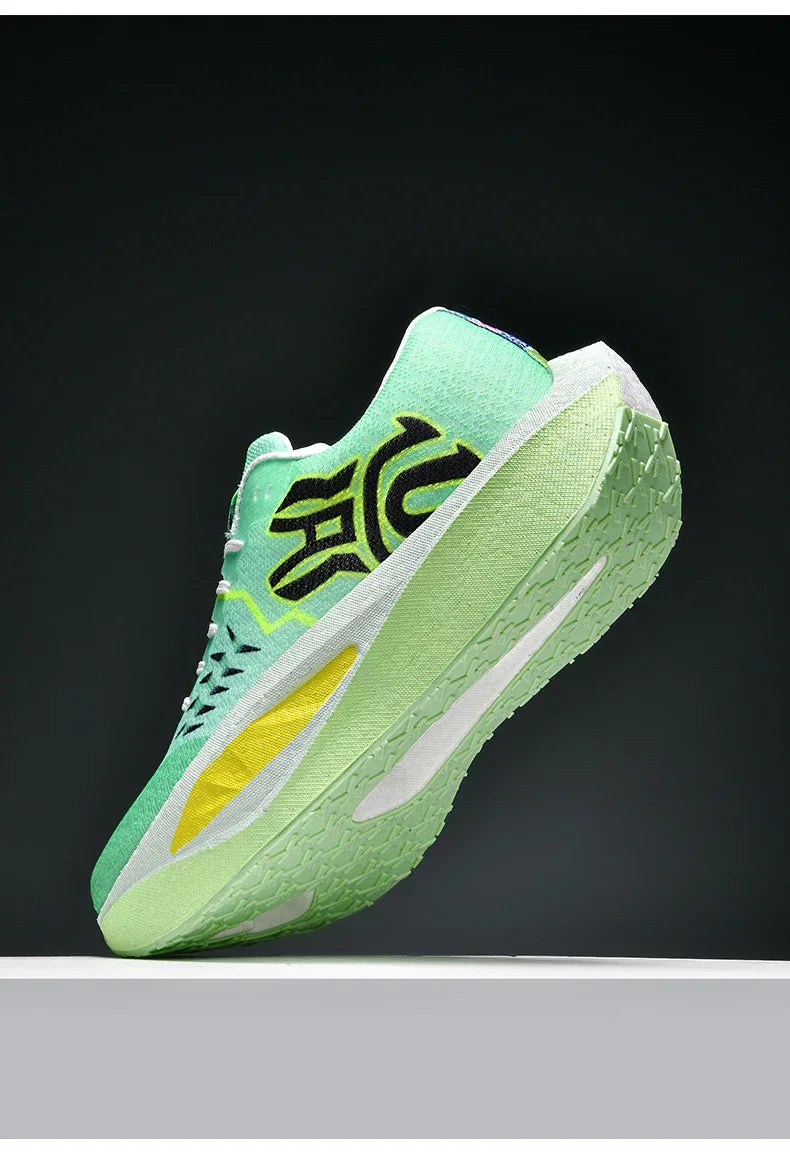 Marathon Men Running Shoes Carbon Board Sports Breathable Comfortable Athletic Air Cushion Women's Lightweight Nonskid Sneakers