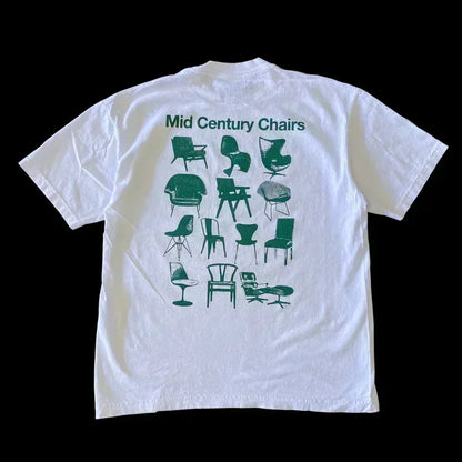 T-Shirt Court Géométrique Junior – Coupe Ample, Appliques &amp; Confort Coton Toutes Saisons