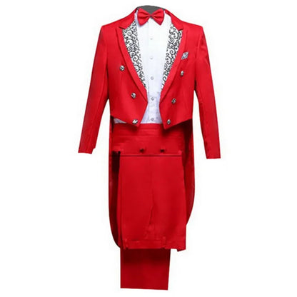 Costume Queue-de-Pie Homme "Classic Tuxedo" – Style Gothique &amp; Formel