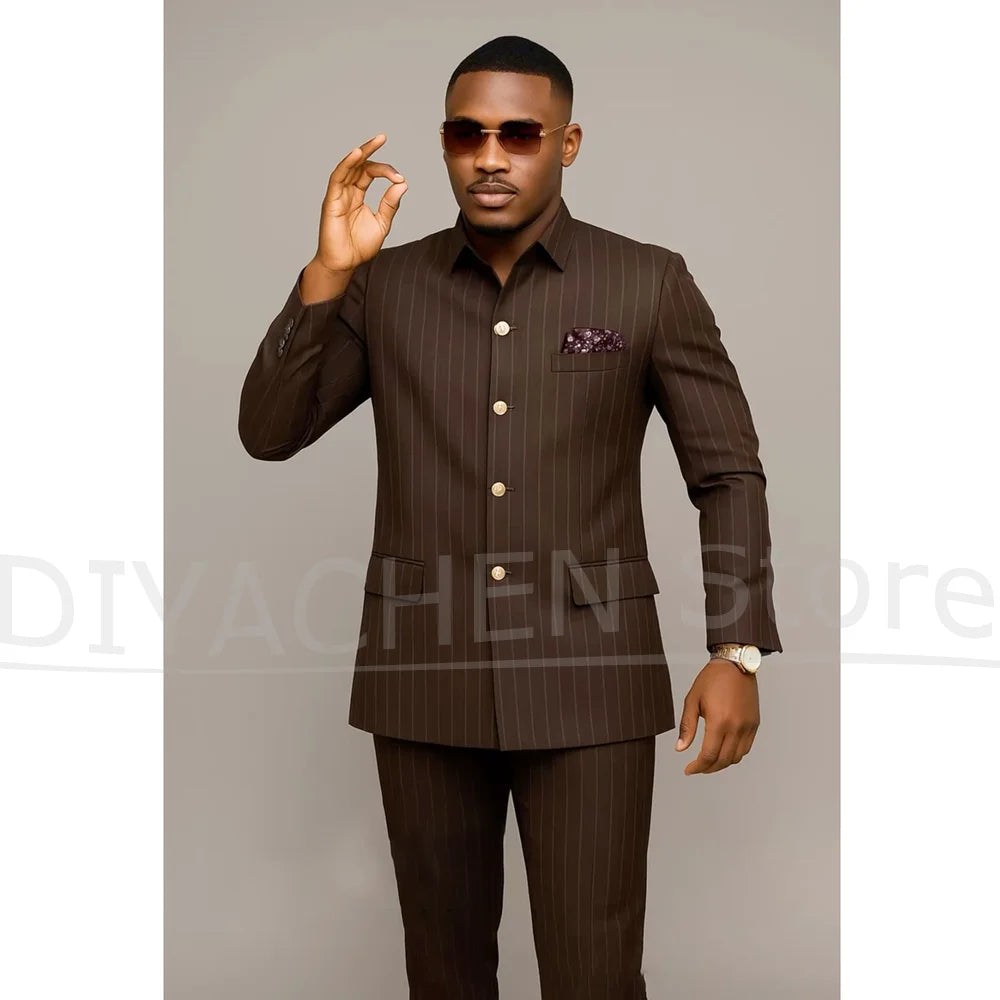 Costume Homme Slim Fit LAIDITYA – Simple Boutonnage, Style Smart Casual &amp; Sur-Mesure Artisanal