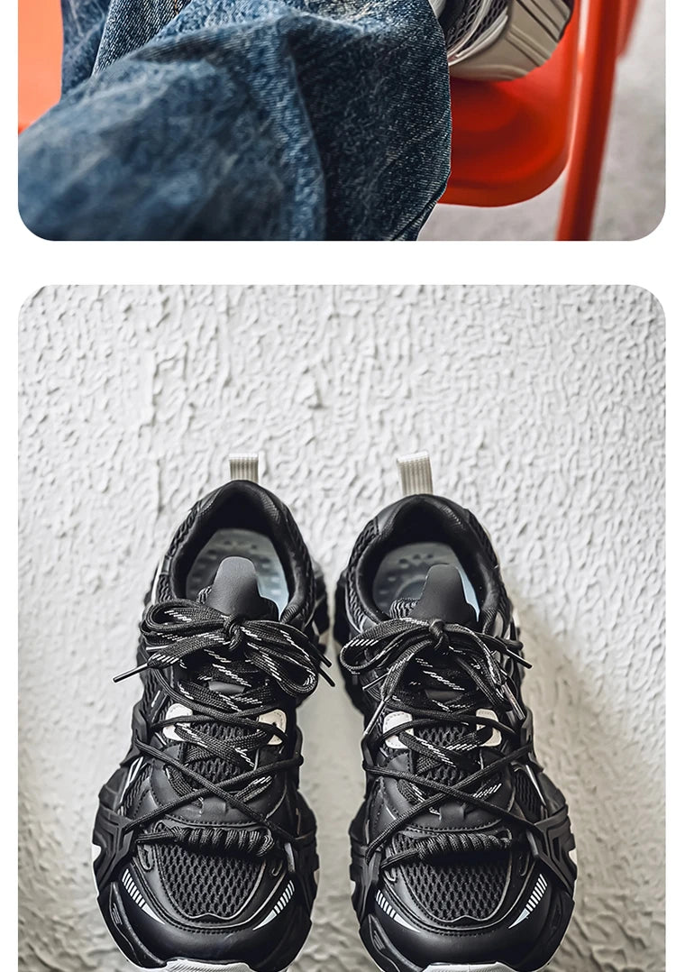 Men's Casual Running Shoes, Male Tennis Sneakers, Luxury Trainer, Race Breathable Shoes, Fashion Loafers