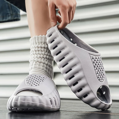Spring Summer New Men's Massage Slippers Indoor Outdoor Sandals Beach Men Casual Shoes Comfortable Slides Male Home Slippers