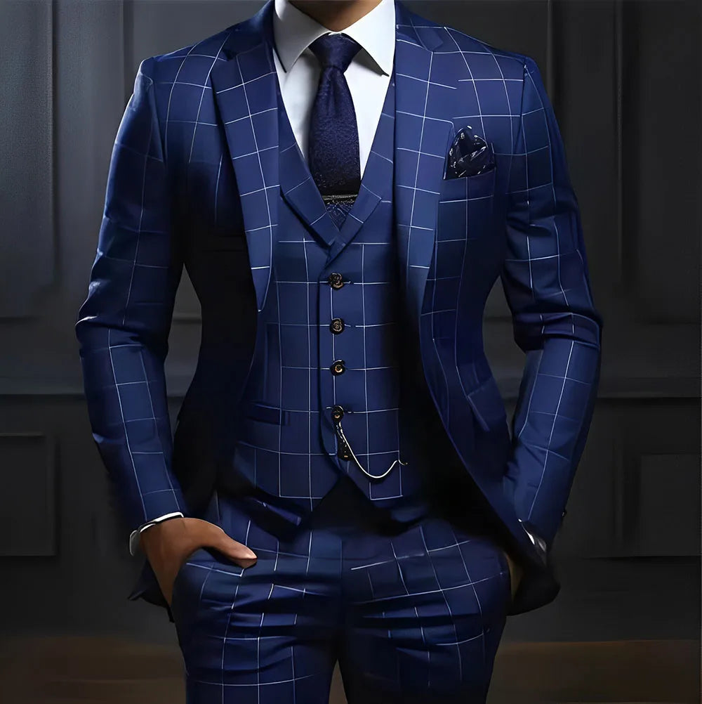 Costume de Mariage – Collection Élégance Fnoexw (Coupe Droite)