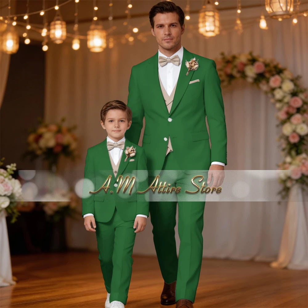 Costume de Mariage &amp; Banquet – Coupe Droite, Élégance Printemps-Automne (Origine France)
