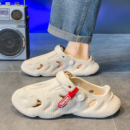 Baotou Slippers for Men and Women 2025 New Summer Outdoor Wear Non-Slip Anti-Odor Sports Beach Dual-Use Sandals and Slippers
