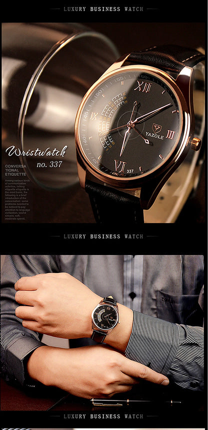 YAZOLE Quartz Watch Men Top Brand Luxury Watches Clock Wrist Watch Quartz-Watch Hodinky Relogio Masculino erkek kol saati
