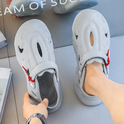 Baotou Slippers for Men and Women 2025 New Summer Outdoor Wear Non-Slip Anti-Odor Sports Beach Dual-Use Sandals and Slippers