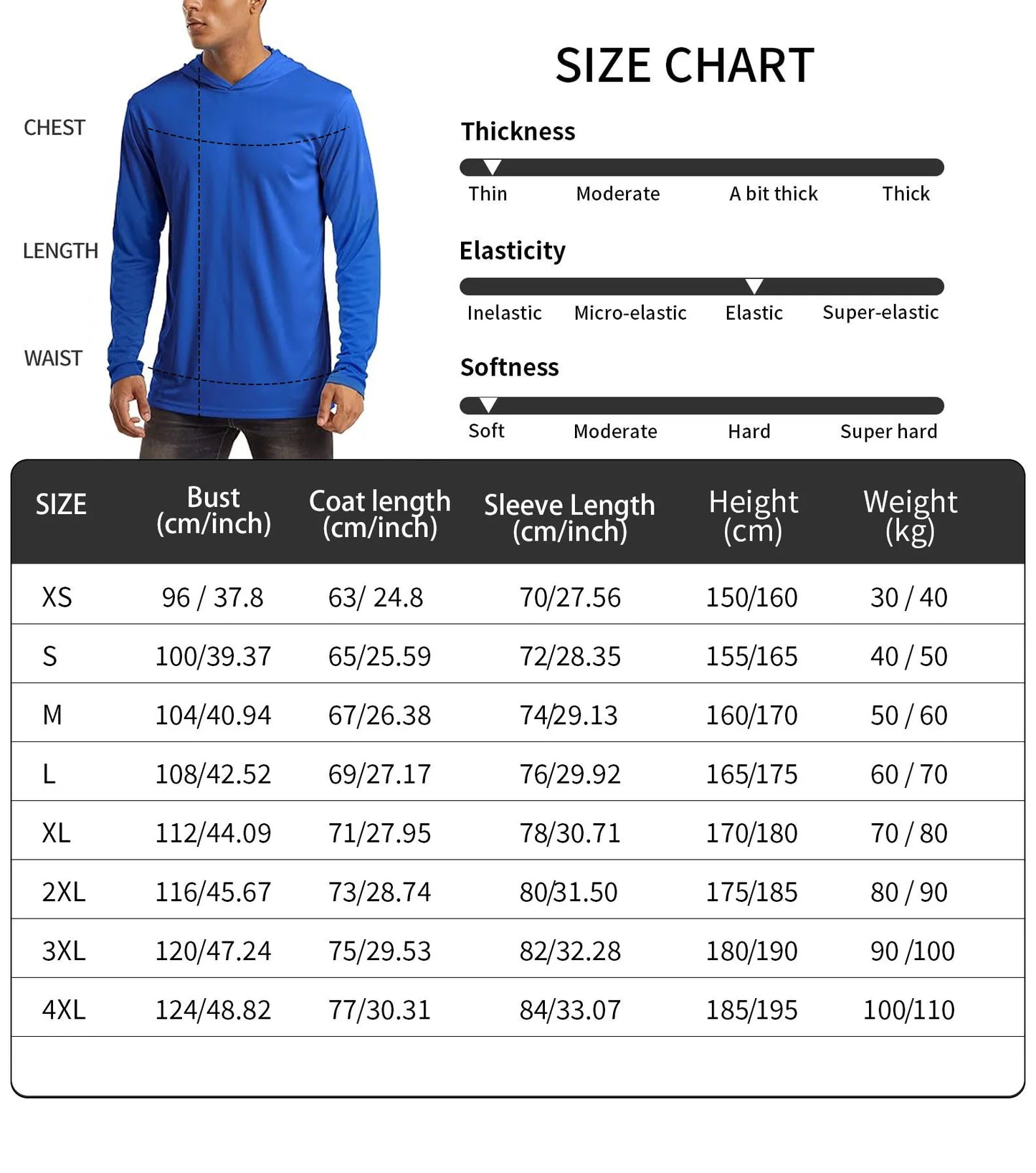 Men's Fishing hooded sweatshirt Fishing UV protection hoodie Camiseta De Pesca clothing hooded top grey white