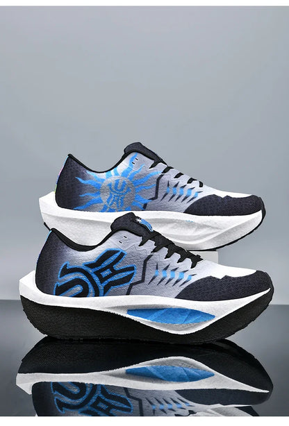 Marathon Men Running Shoes Carbon Board Sports Breathable Comfortable Athletic Air Cushion Women's Lightweight Nonskid Sneakers