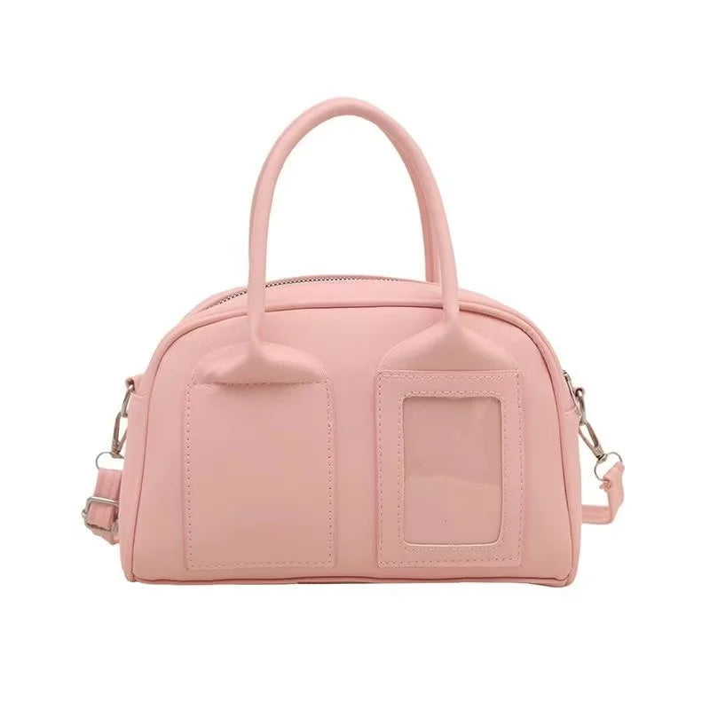 New Y2K Harajuku Shoulder Bag Women Korean Transparent Ita Bag Crossbody Bag Female Japanese Designer Trend Handbag Purse