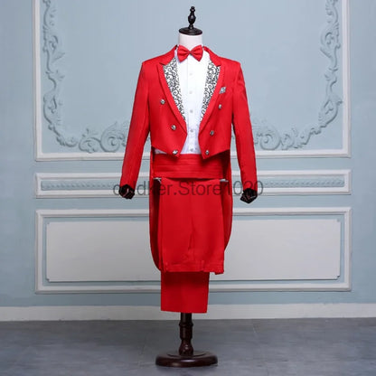 Costume Queue-de-Pie Homme "Classic Tuxedo" – Style Gothique &amp; Formel