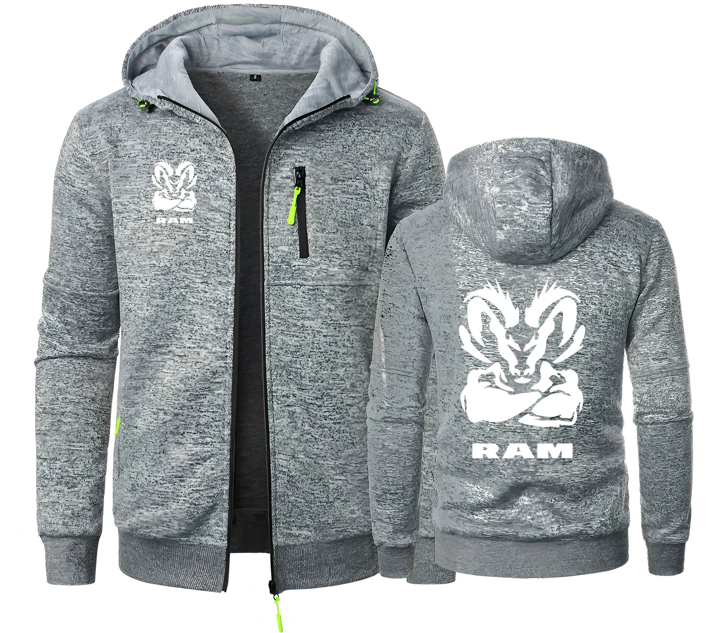 Novelty Ram 1500 Turbo Car Fans Men's Hoodies Sweatshirts DodgeLYED Jacquard Hoodie Men Hooded Male Hoody Man Sweatshirt