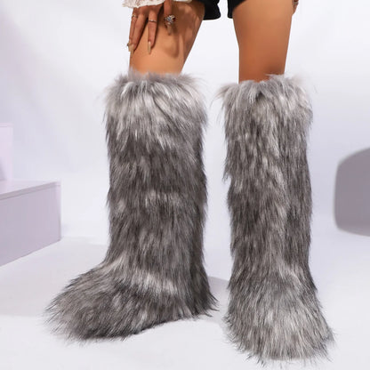 Cuissardes de Neige "Furry Punk" HSFUR – Chaleur Extrême &amp; Style Alternatif