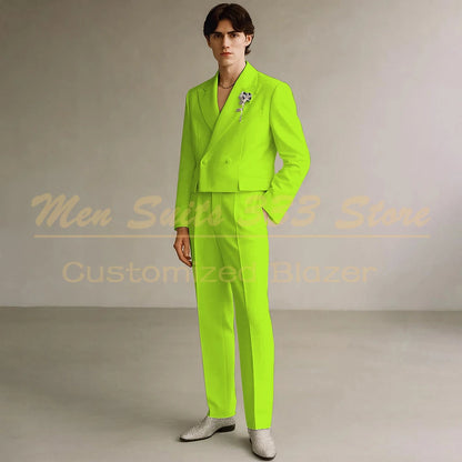 Costume Formel de Luxe KSDN – Double Boutonnage, Coupe Droite &amp; Sur-Mesure Premium