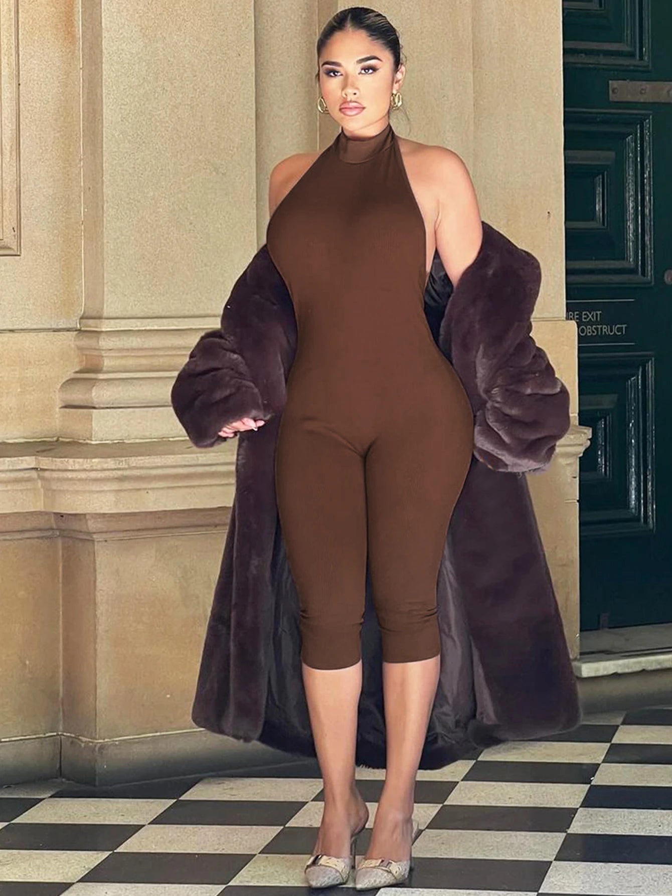 Combinaison Slim en Maille Ajourée – Nouvelle Collection Printemps 2026