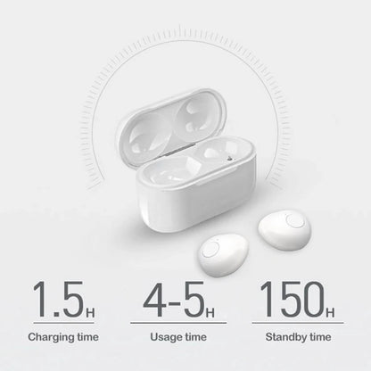 Invisible Earphones Mini Headphones V5.2 Bluetooth TWS In-Ear Earbuds Noise Reduction Wireless Sleep In-Ear Earbuds With Micr