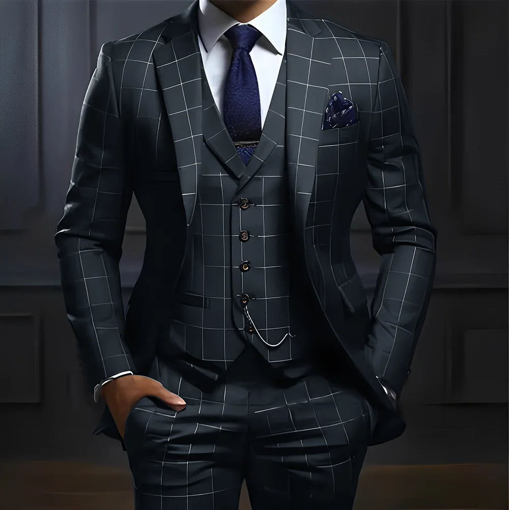 Costume de Mariage – Collection Élégance Fnoexw (Coupe Droite)