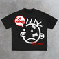 T-Shirt Géométrique en Coton Junior – Style Casual, Appliques &amp; Confort All Season