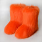 Bottes de Neige de Luxe en Fausse Fourrure EAEOVNI – Chaleur Extrême &amp; Style Hivernal Glamour