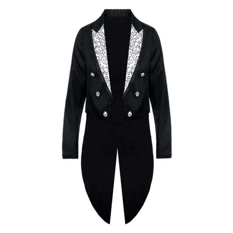 Costume Queue-de-Pie Homme "Classic Tuxedo" – Style Gothique &amp; Formel