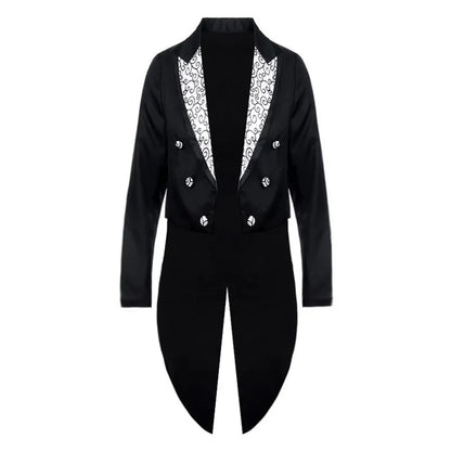 Costume Queue-de-Pie Homme "Classic Tuxedo" – Style Gothique &amp; Formel