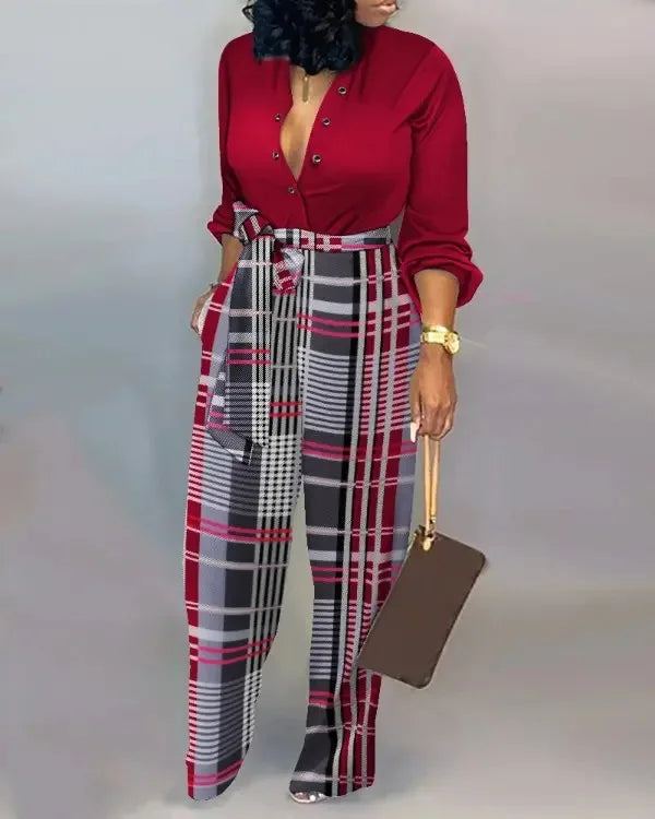 Combinaison Casual "Letter Print" Owner Girl – Collection All Season