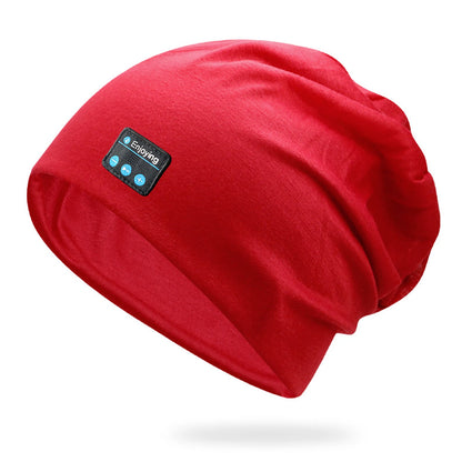 Wireless Stereo Bluetooth Headphone Summer Beanie Sleep Soft Cotton Cap Lightweight Running Earphone Headset Sports Music Hat