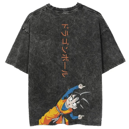 Débardeur Hip-Hop DRAGON BALL – Style Streetwear, Maille Coton &amp; Confort Four Seasons