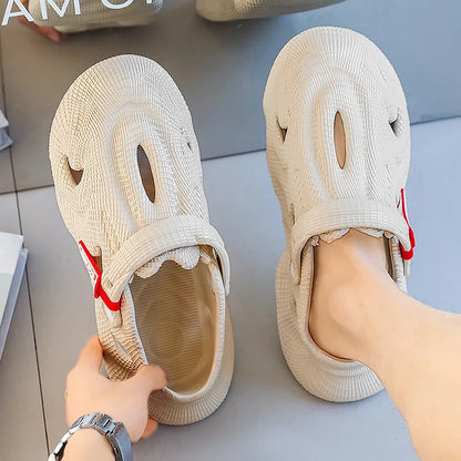 Baotou Slippers for Men and Women 2025 New Summer Outdoor Wear Non-Slip Anti-Odor Sports Beach Dual-Use Sandals and Slippers