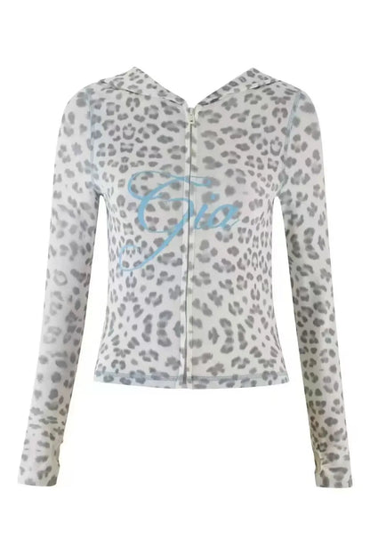 slim fit shoulder floral print bright line design slim fit hooded zipper short jacket pants for women