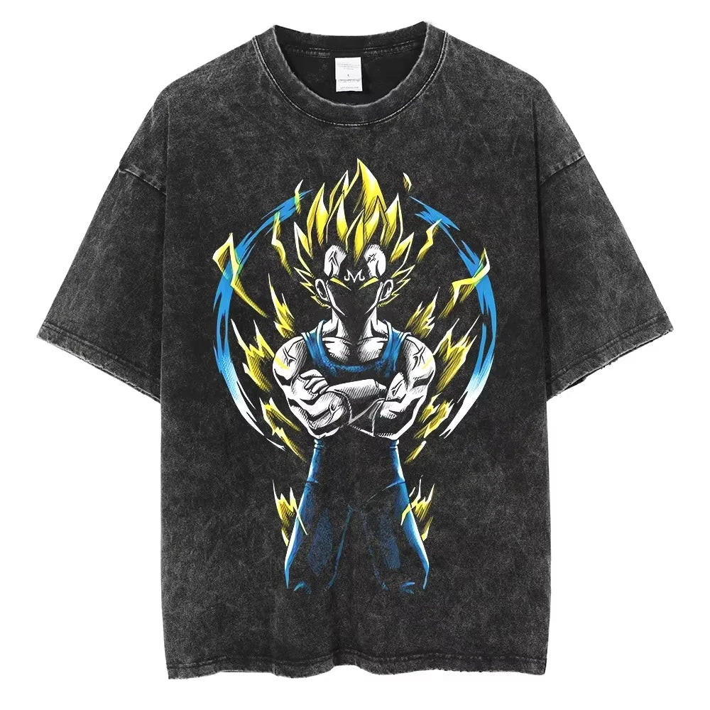 Débardeur Hip-Hop DRAGON BALL – Style Streetwear, Maille Coton &amp; Confort Four Seasons