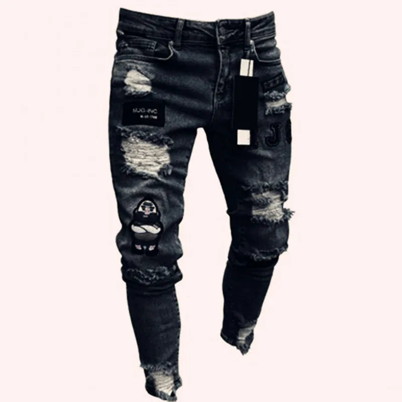 Jean Coupe Pencil en Denim Premium – Style Casual, Taille Basse &amp; Délavage Clair