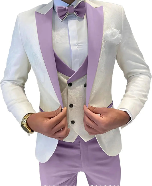 Costume de Mariage "Smart Casual" WSMDA – Simple Boutonnage, Confort Coton &amp; Style Urbain