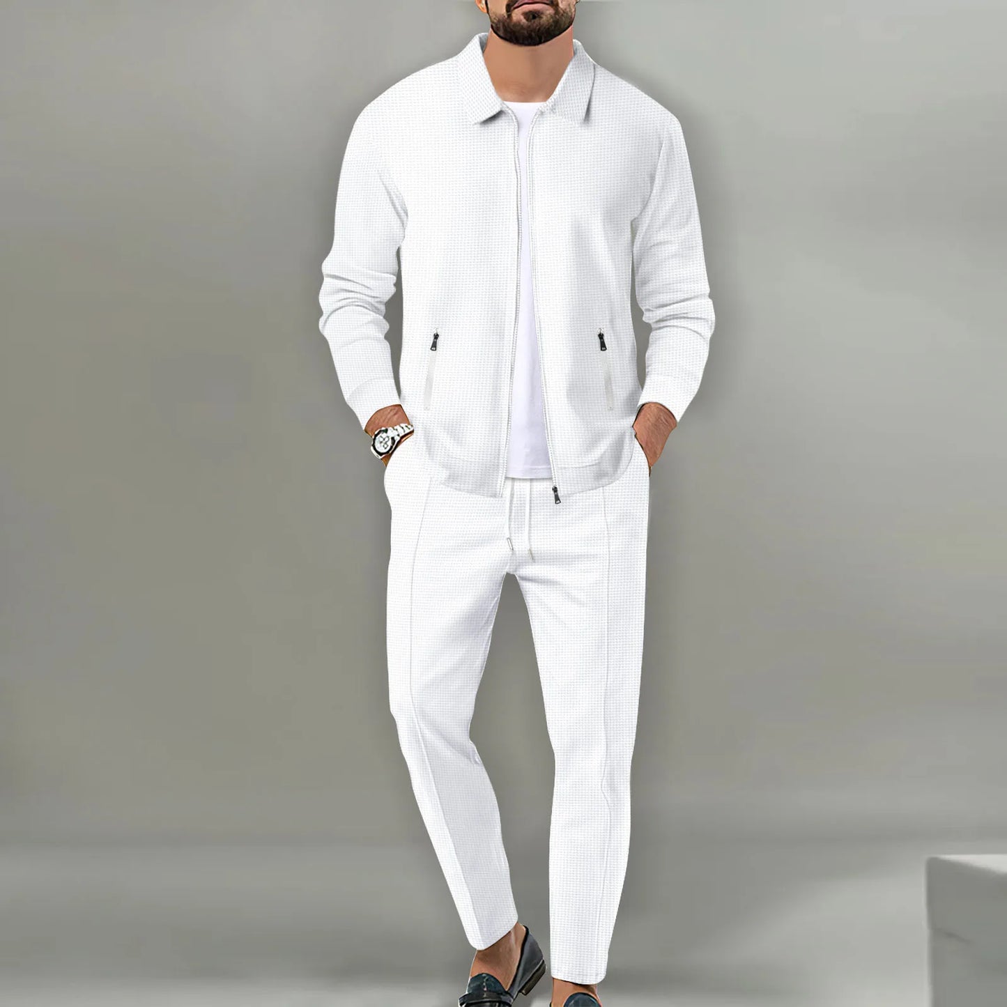 Ensemble Sportif – Style Urbain &amp; Confort Quotidien (Printemps-Automne)