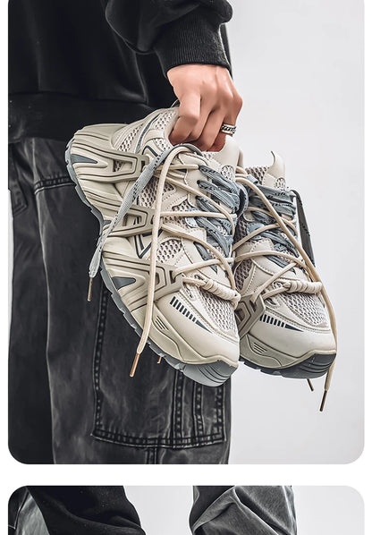 Men's Casual Running Shoes, Male Tennis Sneakers, Luxury Trainer, Race Breathable Shoes, Fashion Loafers