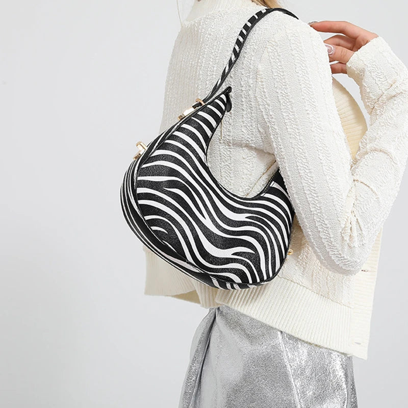 Yogodlns Hobo Bag - Trendy Animal Print