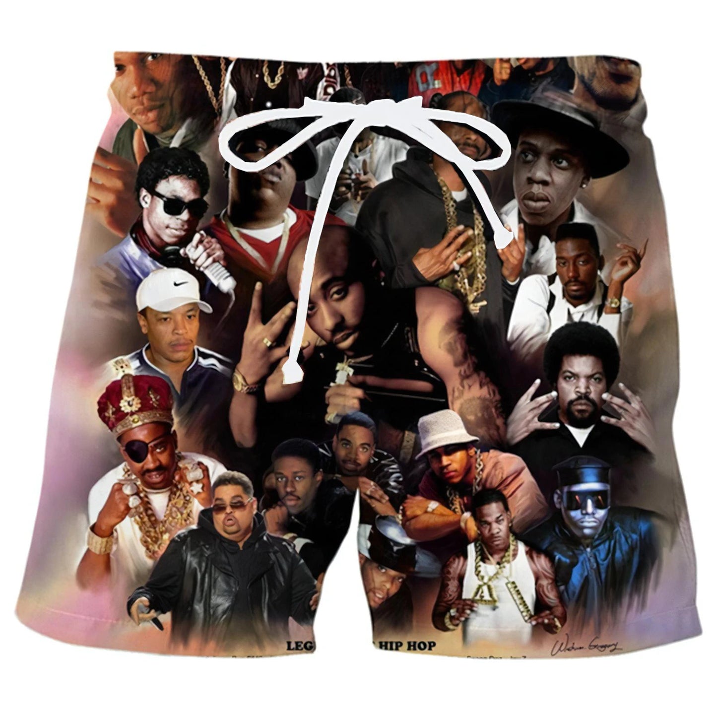 Short de Plage Imprimé "Hawaiian &amp; Sport" – Confort d'Été, Séchage Rapide &amp; Style Décontracté