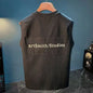 Cotton men's summer new breathable top sleeveless vest, camisole, fitness American T-shirt trend versatile and fashionable multi