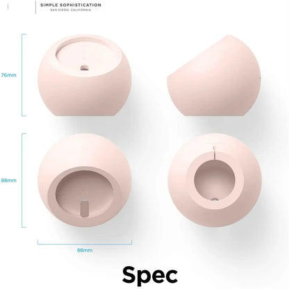 Ball Shape Magnetic Silicone Charging Desk Holder Stand for Magsafe iPhone 16 15 14 13 Macsafe Charger Dock Station Accessories