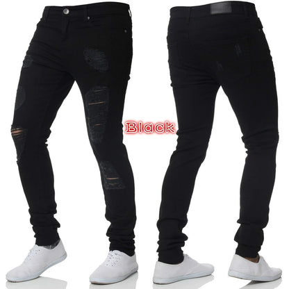 Jean Coupe Pencil en Denim Premium – Style Casual, Taille Basse &amp; Fini Adouci